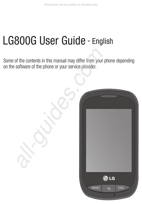 Download Lg800G User Guide 