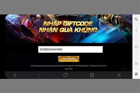 liên quân code | Cch nhp Giftcode H tr Garena