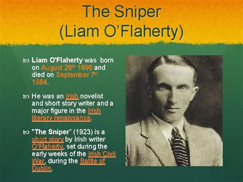 Liam Oflaherty The Sniper