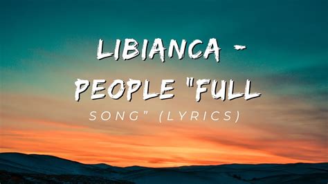 Libianca People   Libianca People Lyrics Youtube - Libianca People