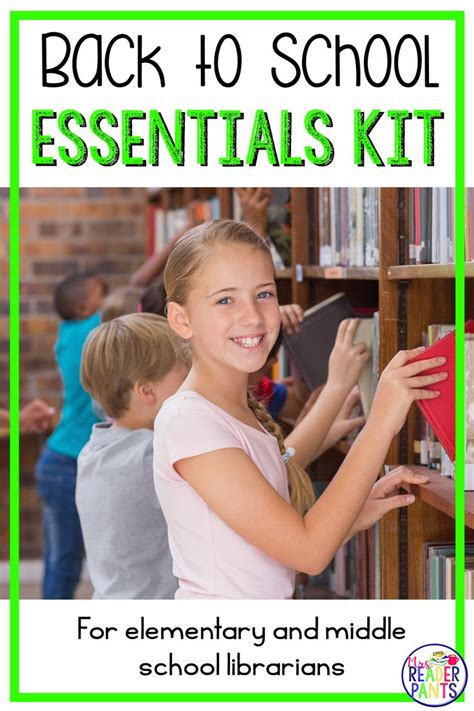 Librarian Back To School Essentials Kit Grades 3 3rd Grade Library Lessons - 3rd Grade Library Lessons