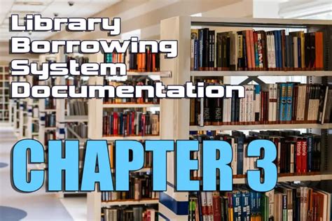 Library System Thesis Documentation Chapter 1 5 Lingliore