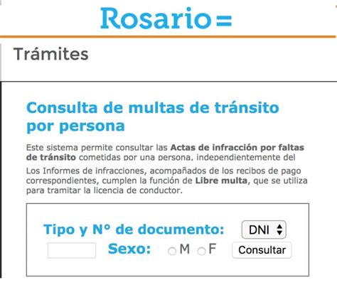 Libre Multa Rosario