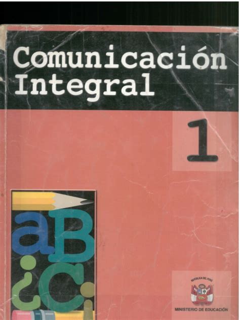 libro comunicacion integral santillana cuarto grado