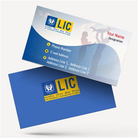 Lic Agent Visiting Card