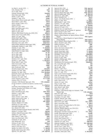 lichen flora template index fungorum