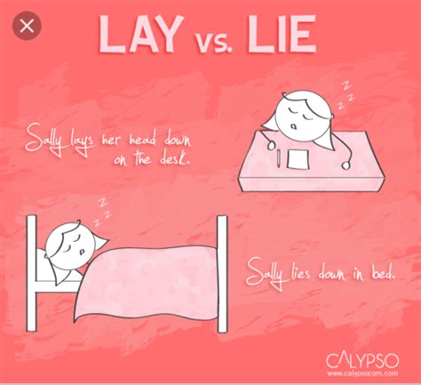 Lie Down Or Lye Down