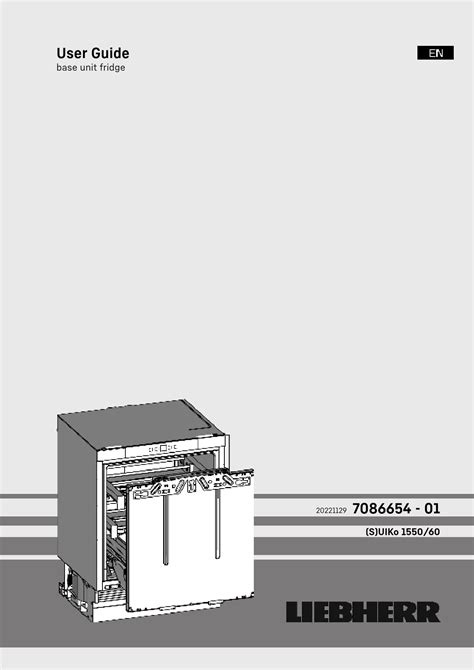 Liebherr Appliance User Guide