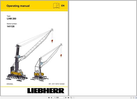 liebherr cranes operation manual