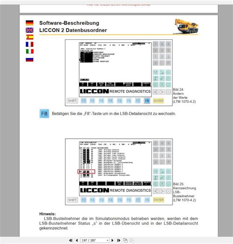 Liebherr Liccon Error Manual