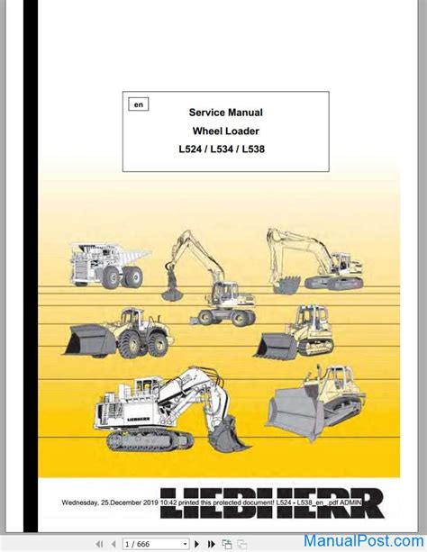Liebherr Service Manuals