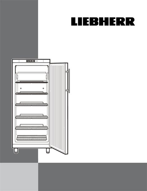 Download Liebherr Instruction Manual 