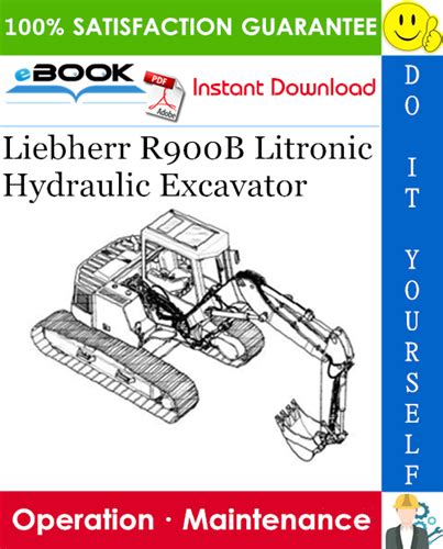 Read Liebherr R900B Litronic Hydraulic Excavator Operation Maintenance Manual 