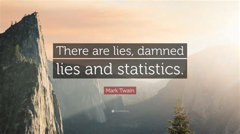 Lies Lies Statistics