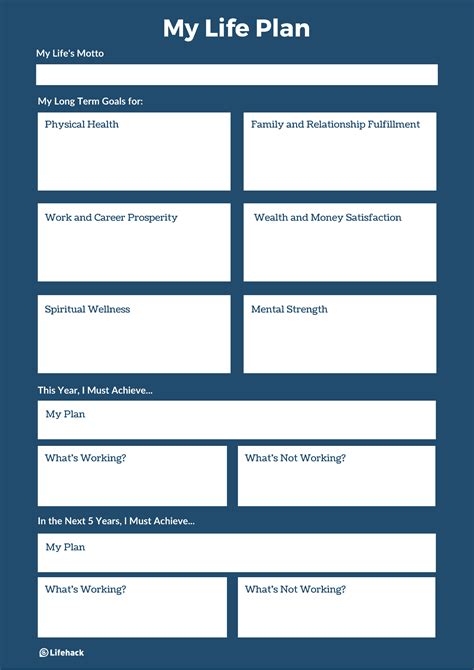 Life Action Template