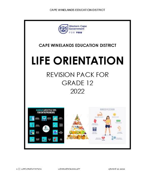 Life Orientation Grade 12 Self Study Guide And File Of