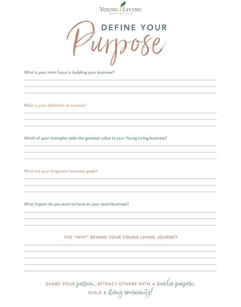 Life Purpose Worksheet   Purpose Worksheet Success Universe - Life Purpose Worksheet