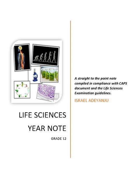 life sciences grade 12 lesson plans gauteng