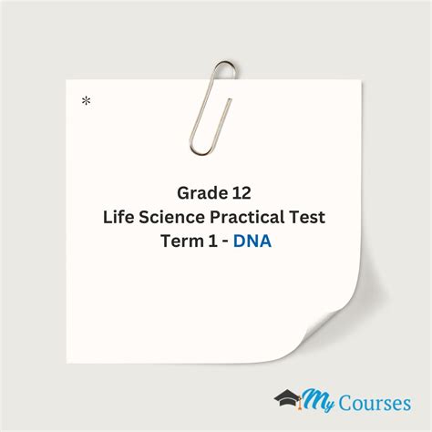 Life Sciences Practical Grade 12 About Monohybrid