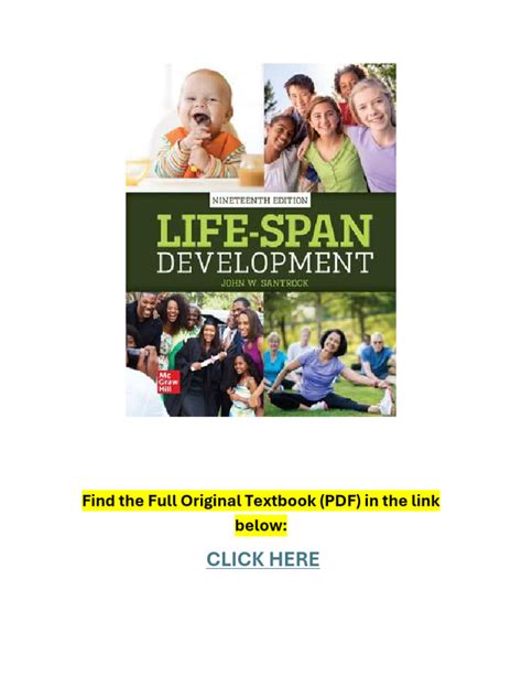 Life Span Development Pdf