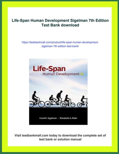 Life Span Human Development 7th Edition