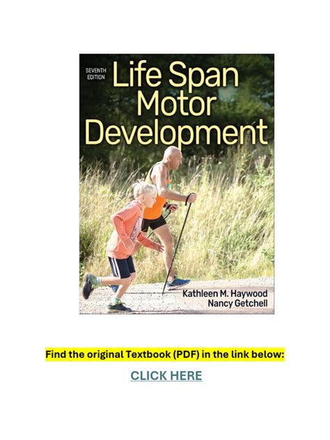 Life Span Motor Development 5th Edition