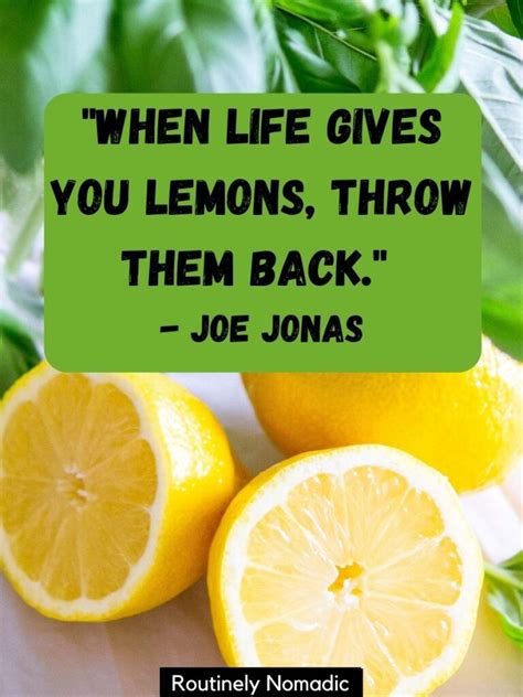 Life Throws You Lemons