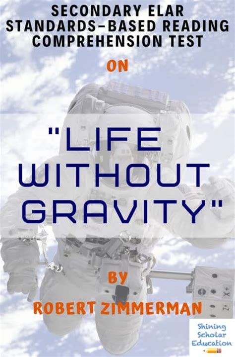 life without gravity robert zimmerman lesson plans