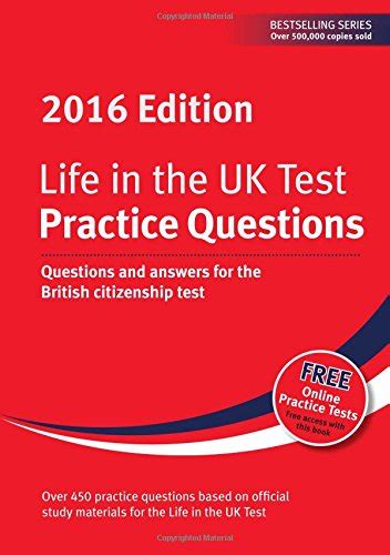 Full Download Life In The Uk Test Practice Questions 2016 Questions And Answers For The British Citizenship Test 
