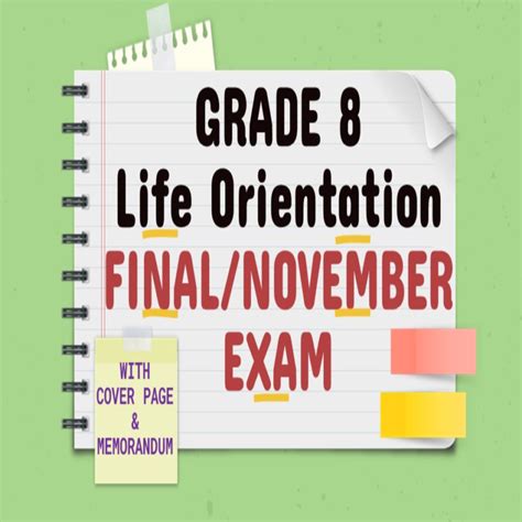 Read Online Life Orientation Exam Question Paper And Memo 