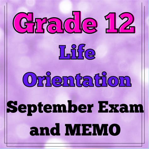 Read Life Orientation Grade 12 Question Papers File Type Pdf 