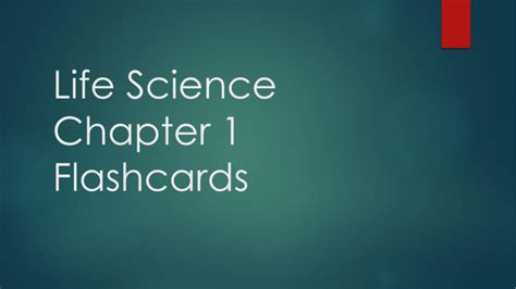 Download Life Science Chapter 1 Challenges 