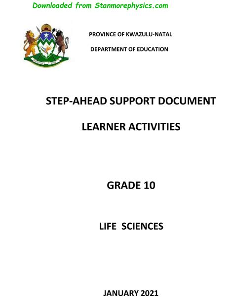 Read Life Science Grade 10 Paper For March 2014 Gauteng 