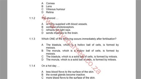 Full Download Life Science Grade 12 Practical Monohybrids 2014 April Question Papers 