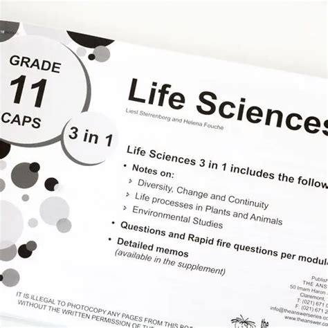 Read Life Science Paper 1 Exemplar 2011 