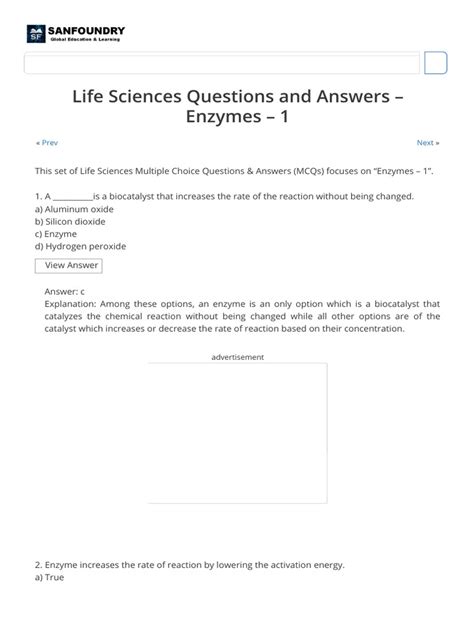 Full Download Life Science Question And Answer 