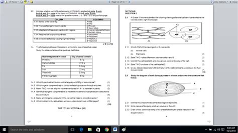 Download Life Sciences Grade 12 Exam Papers November 2010 Paper 1 Memo 