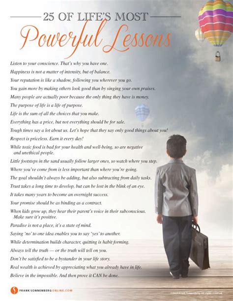 Lifes Lessons