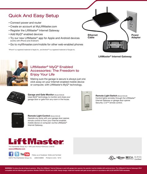 Read Liftmaster 376Lm User Guide 