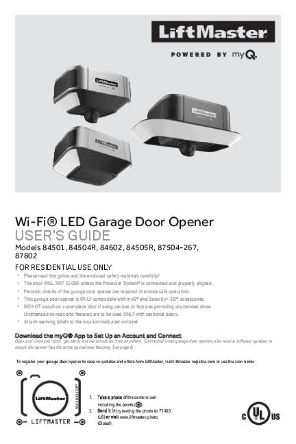 Download Liftmaster User Guide 