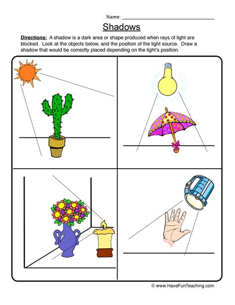 Light And Shadow Worksheet For Grade 3 Kids Light Properties Worksheet 3rd Grade - Light Properties Worksheet 3rd Grade