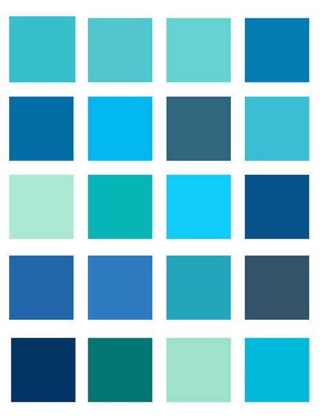 Light Blue Color Palette 2 By Oceanisuna On Color Biru - Color Biru