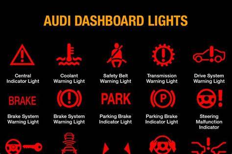 light on audi a4 dash