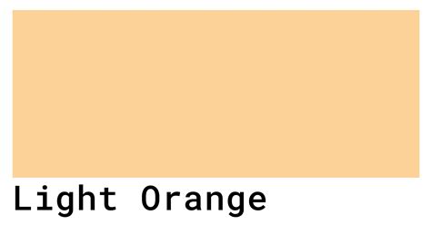 light orange color