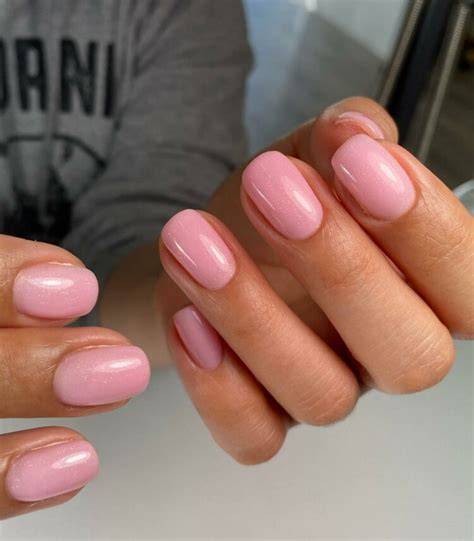 light pink nude nails
