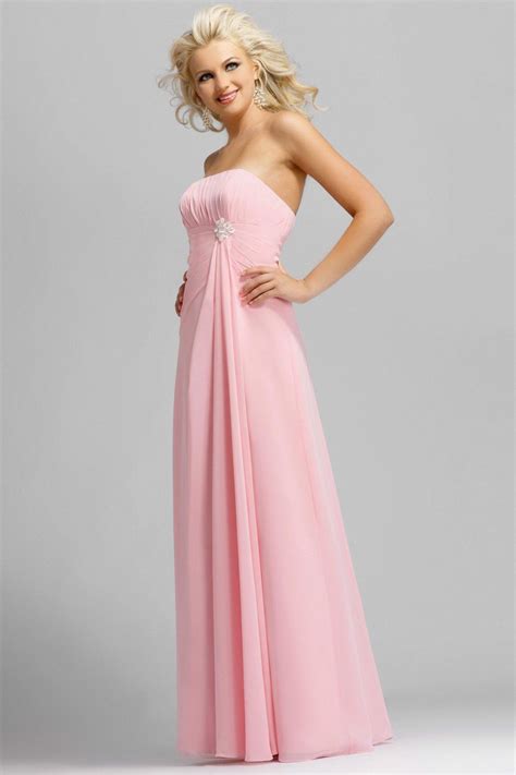 Light Pink Strapless Dress