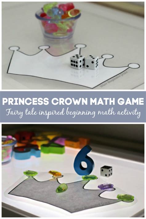 Light Table Princess Crown Math Game Where Imagination Princess Math - Princess Math