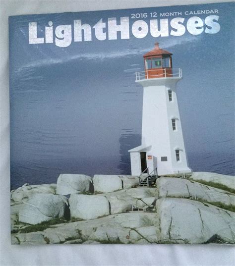 Lighthouses 2016 Square 12x12