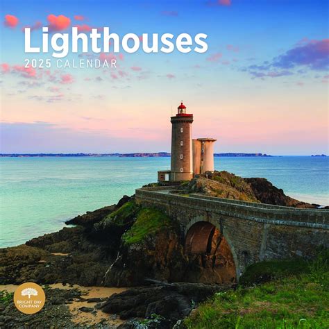 Lighthouses 2018 12 X 12 Inch Monthly Square Wall Calendar With Foil Stamped Cover Ocean Sea Coast Multilingual Edition