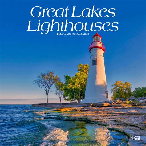 Download Lighthouses Great Lakes 2016 Square 12X12 